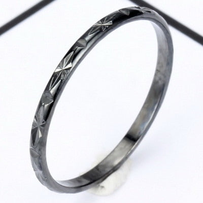 Jessiepepe  Titanium  Simple Wedding stainless steel Rings for Man or Woman Christmas Gift # TR0002