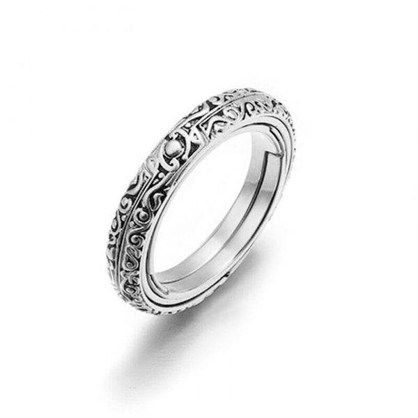 2019 New Trendy Astronomical Sphere Ball Ring Finger Ring Cosmic Finger Couple Lover Rings For Men women Jewelry
