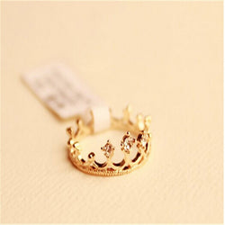 Hot-selling Ring Women New Fashion Flash Drill Crown Ring Jewelry Shiny Elegant Beauty High Quality Jewelry finger ring